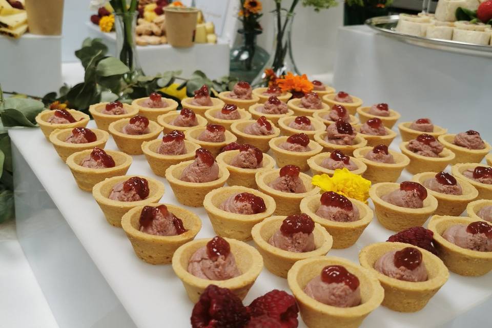 Canapé de foie de pato.