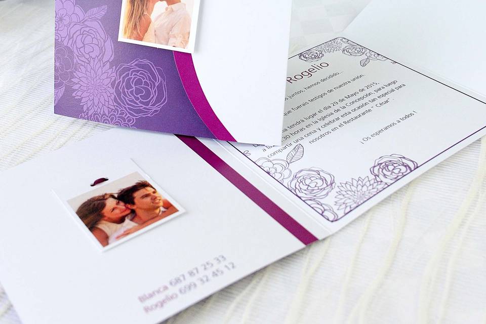 Invitación de boda