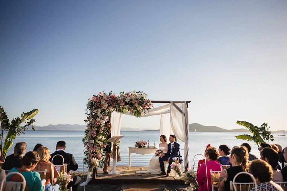 Boda en la playa