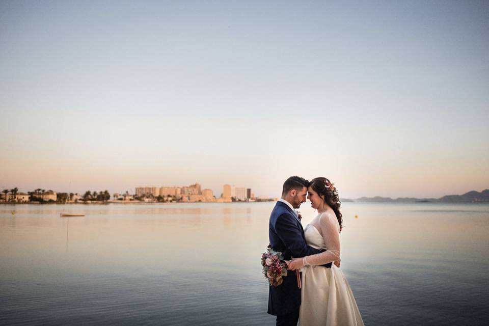 Sesión de pareja en la playa