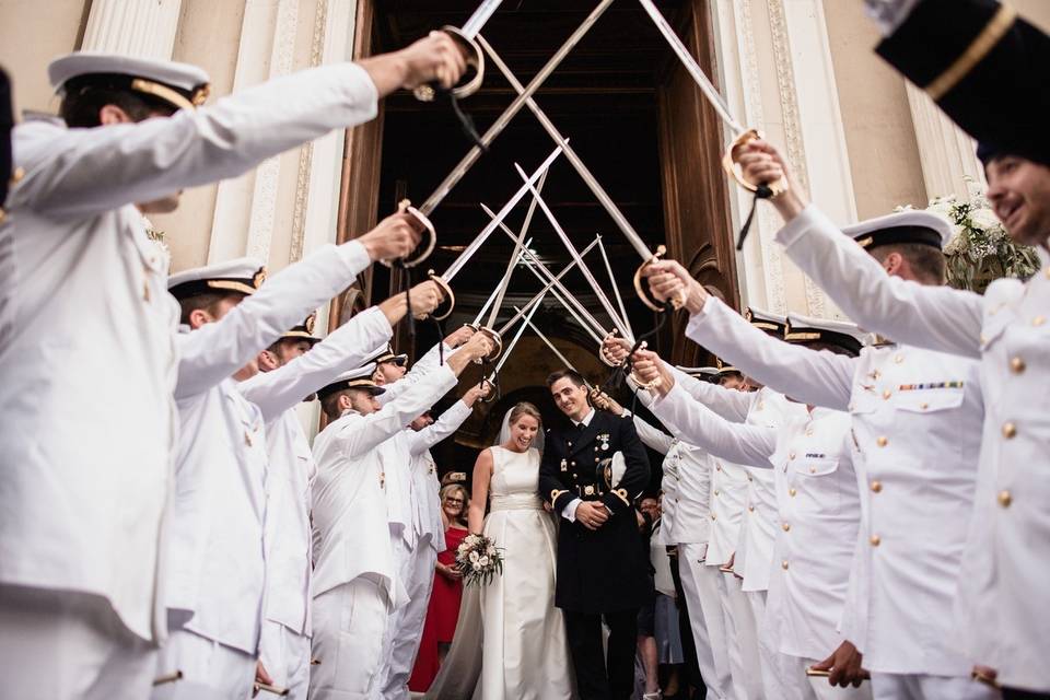 Boda militar