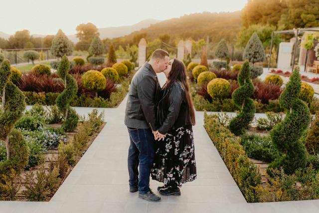 Preboda al atardecer