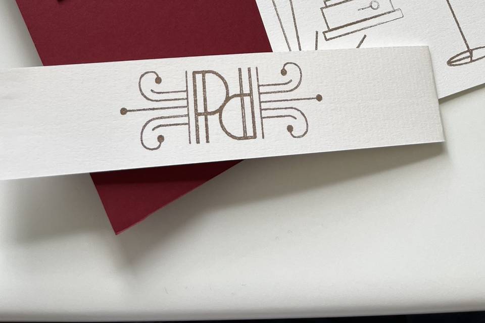 Invitaciones Art Decó