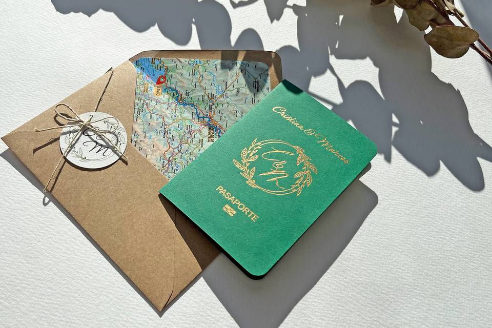 Invitaciones Pasaporte