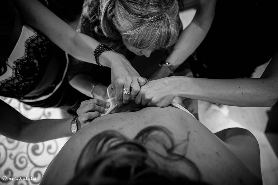 Novia, preparativos