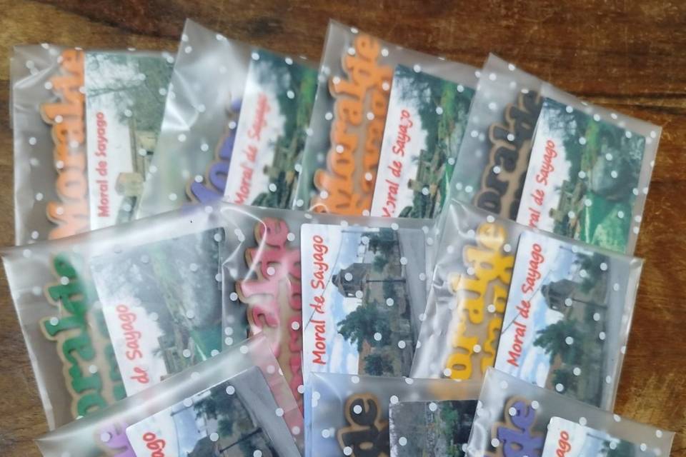 Conjunto de imán para frigo y