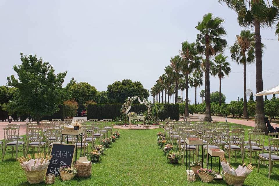 Ceremonias en el exterior