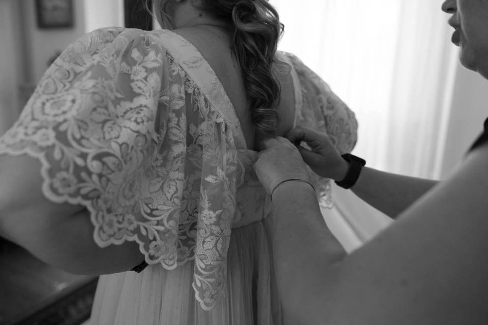 Vestido de encaje