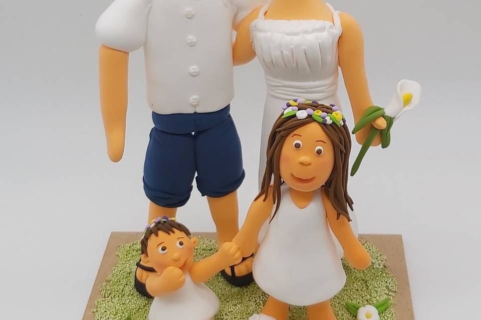 Familia personalizada para tarta