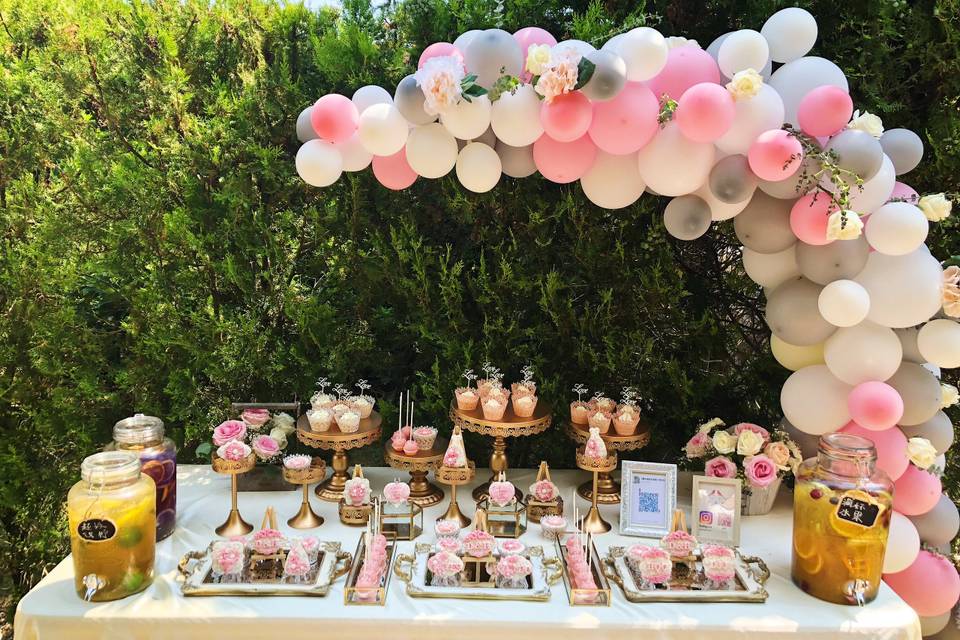 Mesa dulces boda