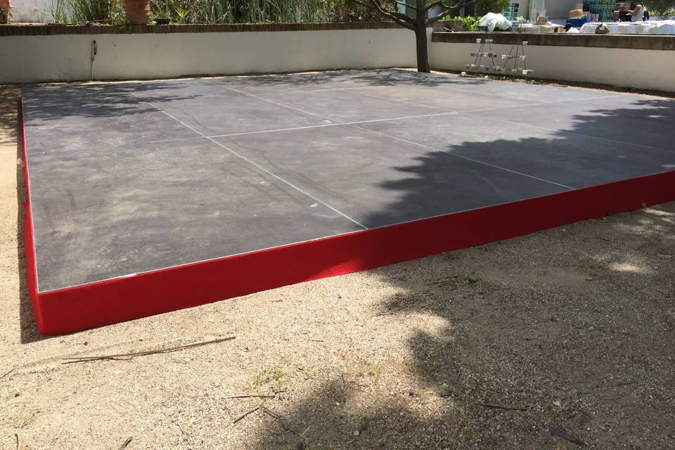 Pista de baile para boda en Ronda