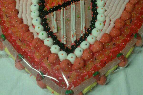 Tarta gigante chuches