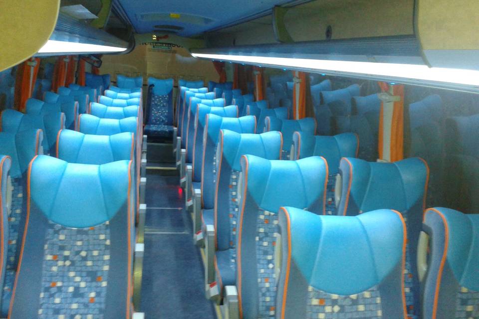 Interior del bus