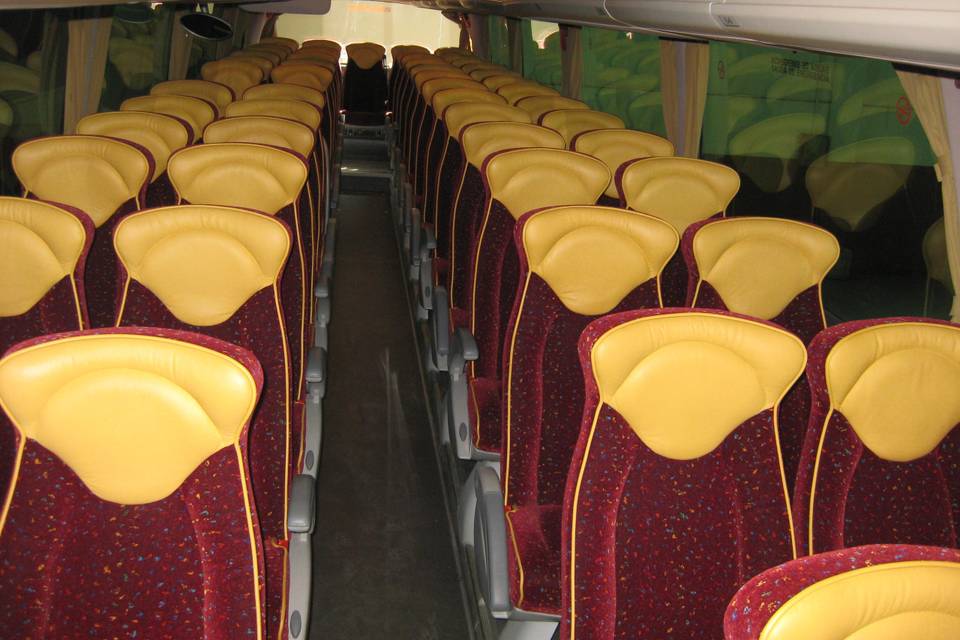 Interior - Bus de 55 plazas