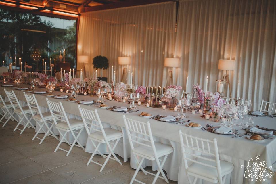 Banquete interior en Veranda