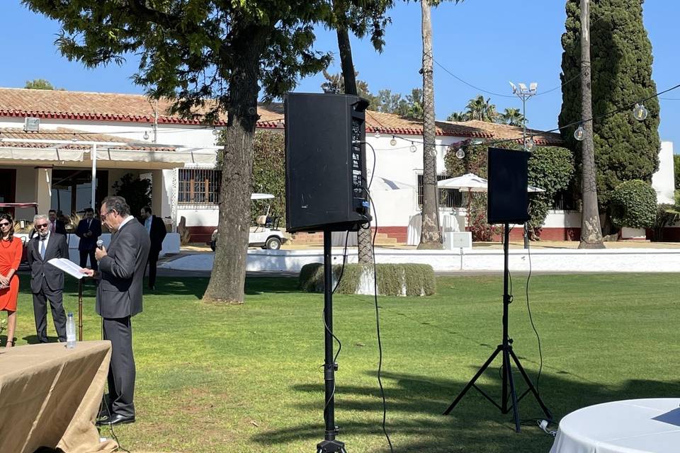 Sonorización ceremonia