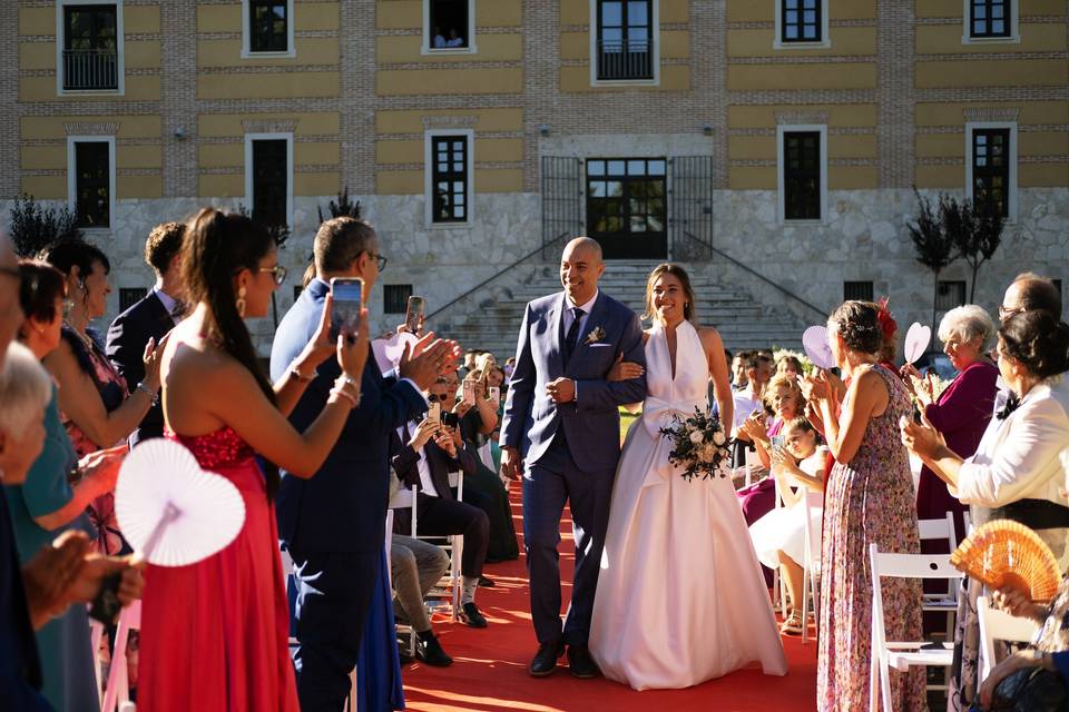 Aitana de camino al altar