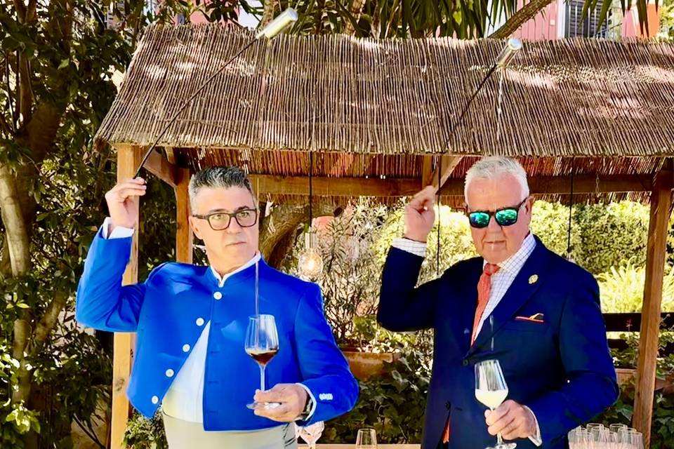 Venencia de fino dos