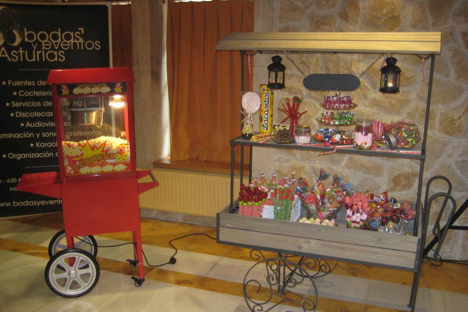 Carro de Chuches y Palomitas