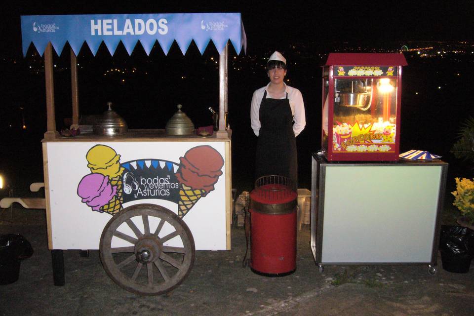 Carro Helados + Algodón Azúcar