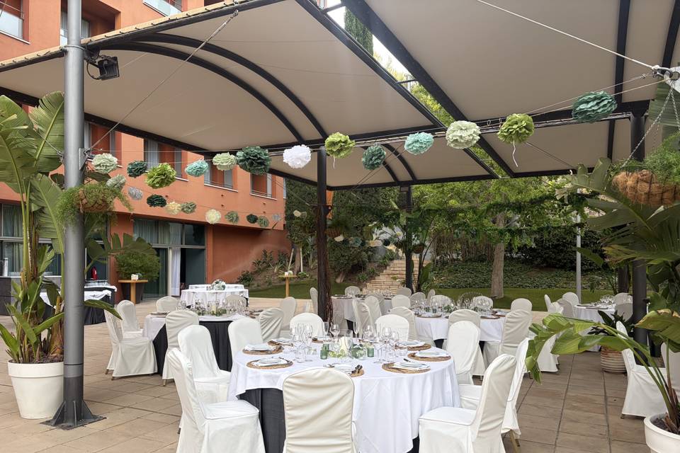 Banquete jardín