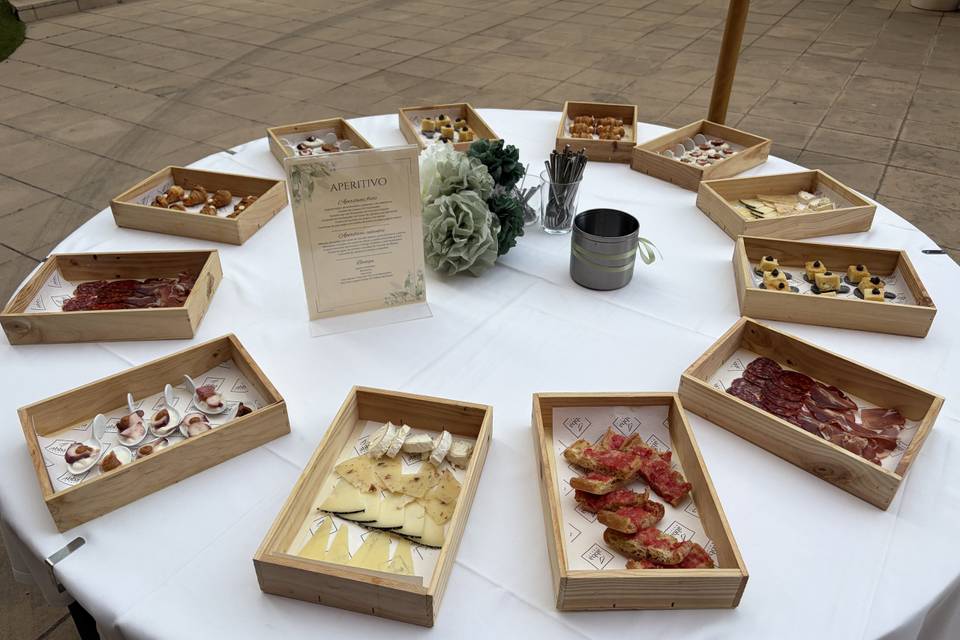 Aperitivo jardín