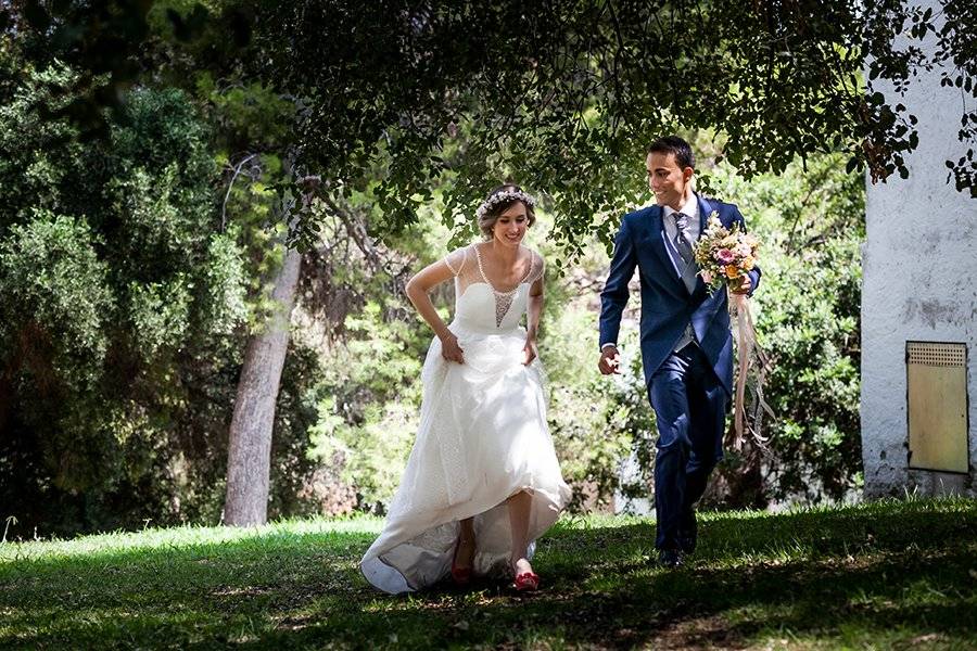 Sesión novios día de la boda