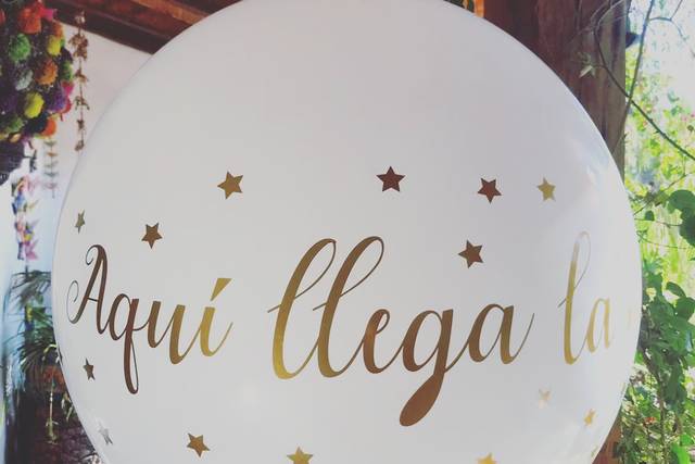 Globo para la novia