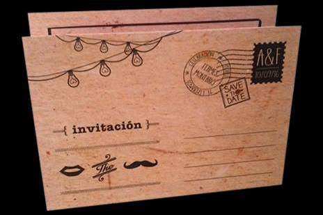 Invitación de boda a medida