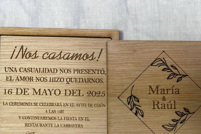 Invitación para boda