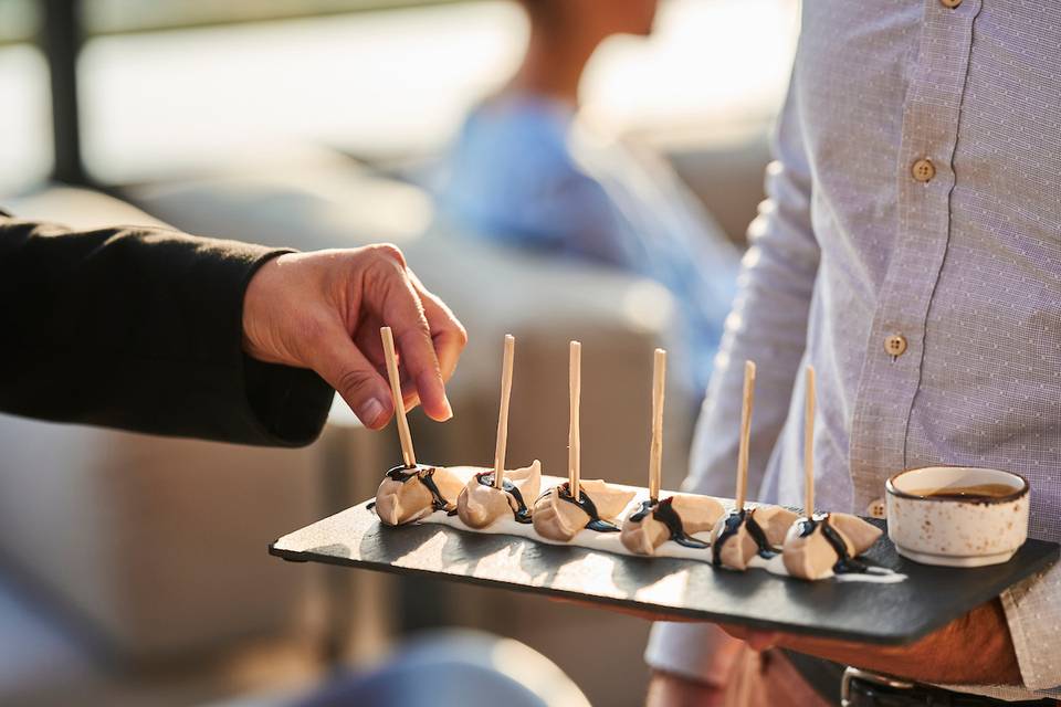 Aperitivos en terraza