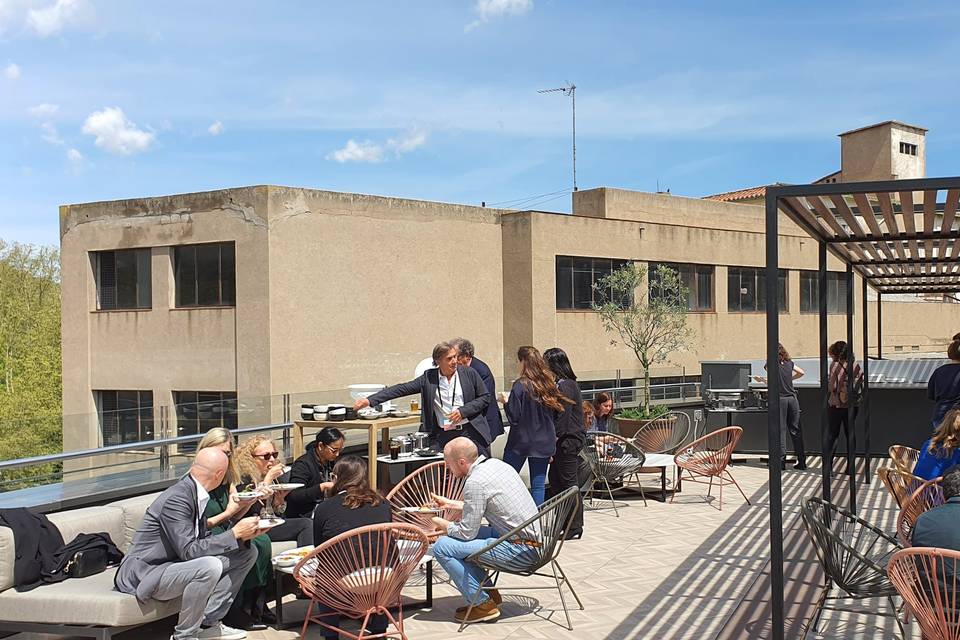 Aperitivos en terraza