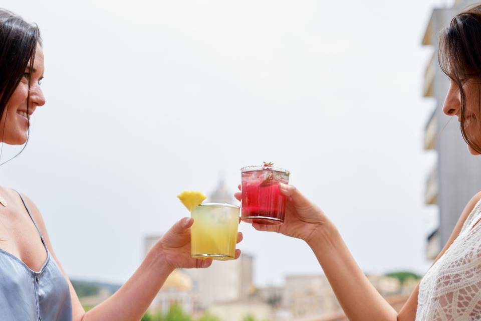 Aperitivos en terraza