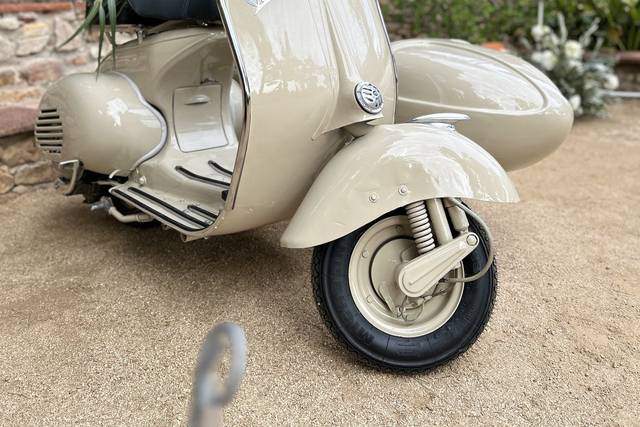 Vespa sidecar 1955