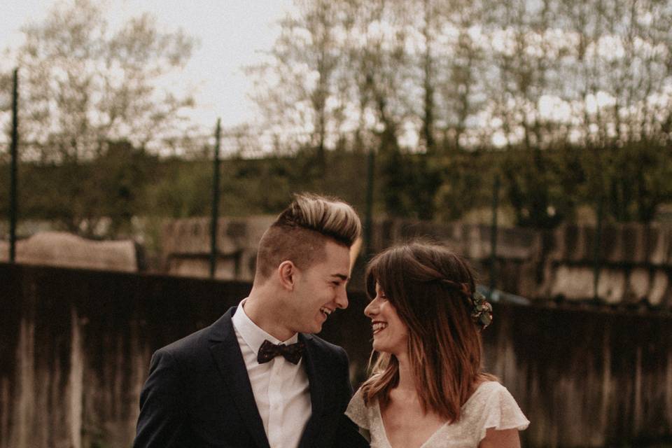 Mesa elopement boho