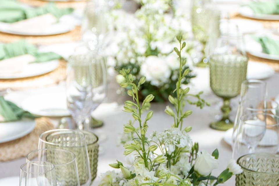 centro floral elegante