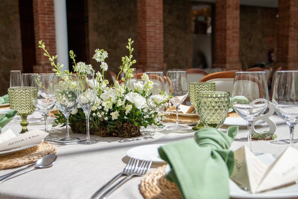 mesa de banquete