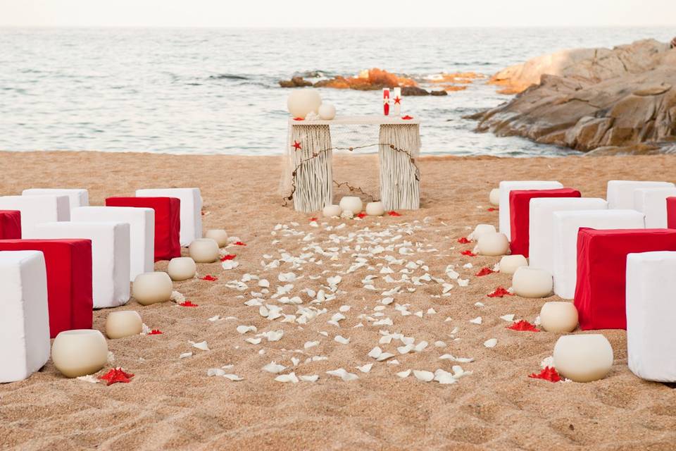 Boda en la playa Èxit Events