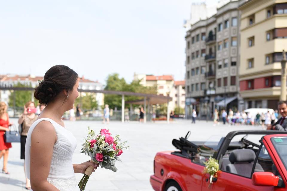 La llegada de la novia