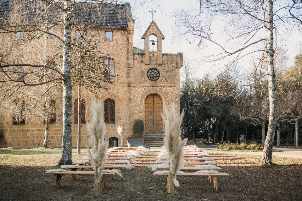 El jardín de la capilla