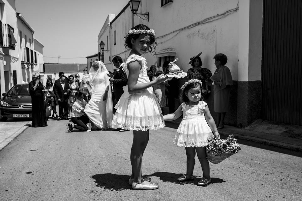 Preparativos de la novia