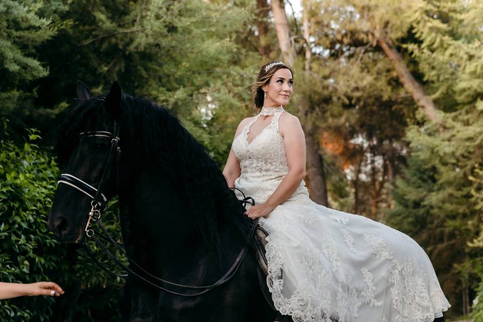 Foto Novia en Caballo