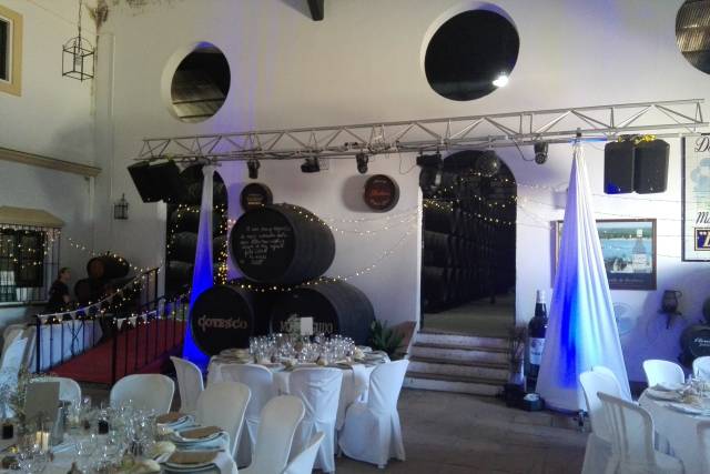 Iluminación del banquete