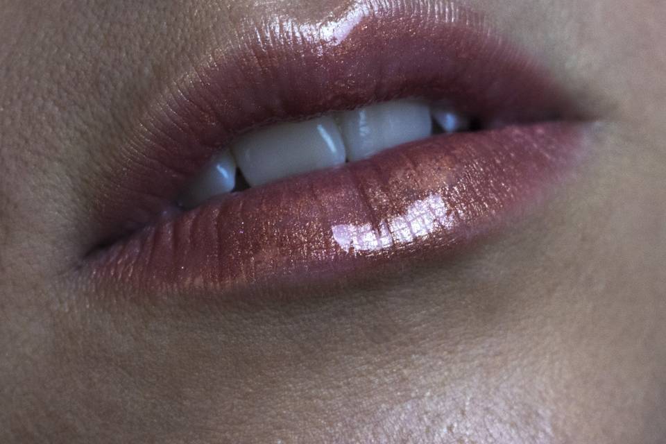 Detalle de los labios