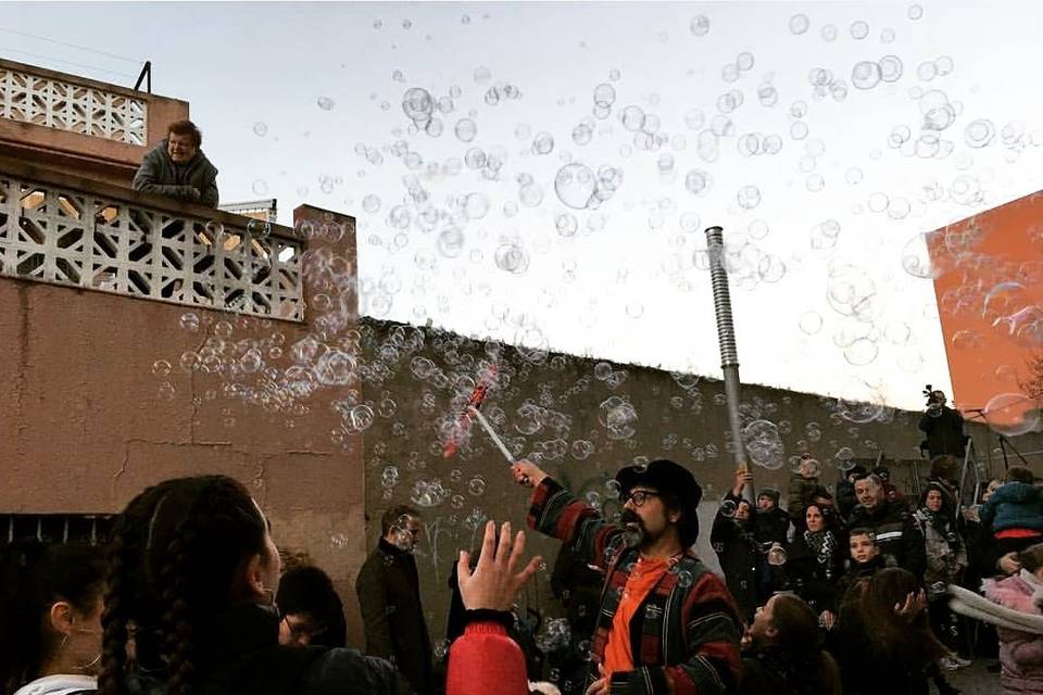 Lluvia de burbujas