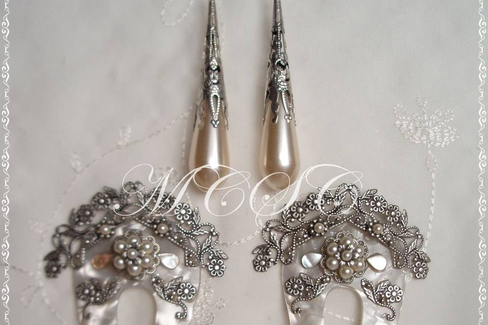 Pendientes Ginebra y peinas