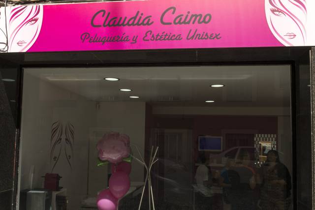 Fachada de la peluquería