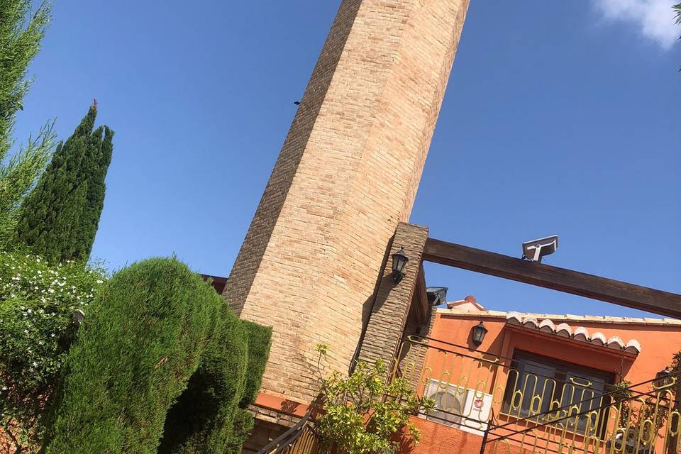 Detalle chimenea molí