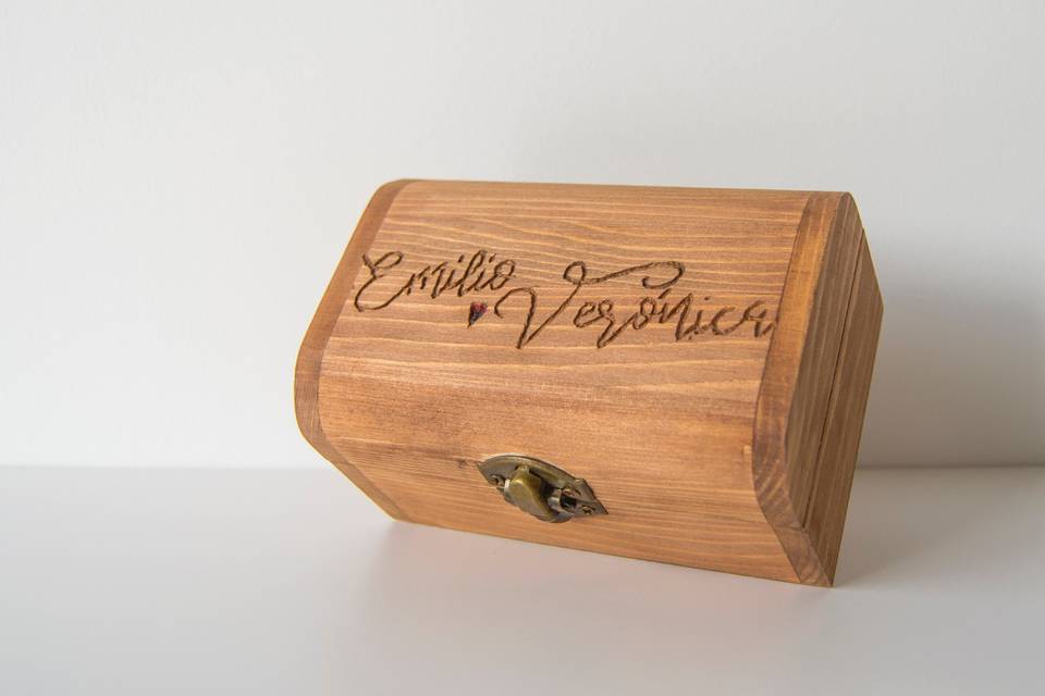 Caja para arras personalizada