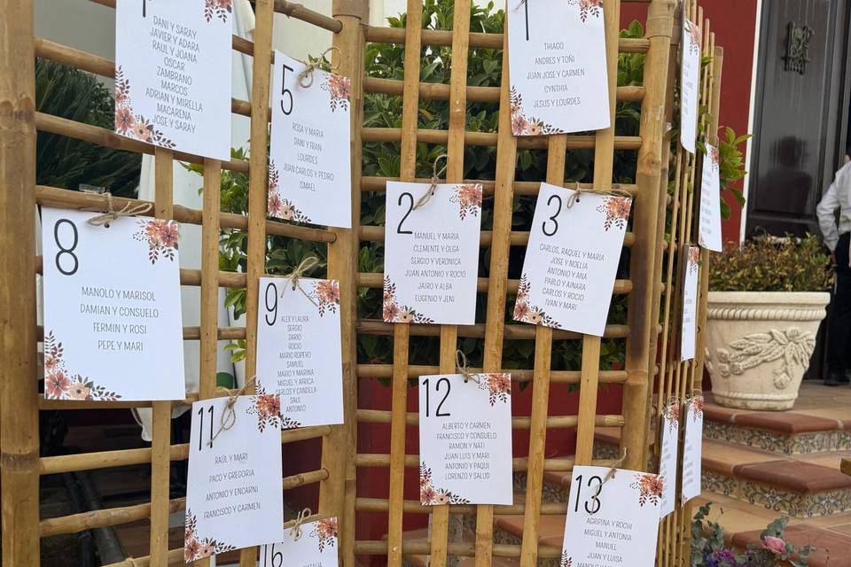 Seating plan
